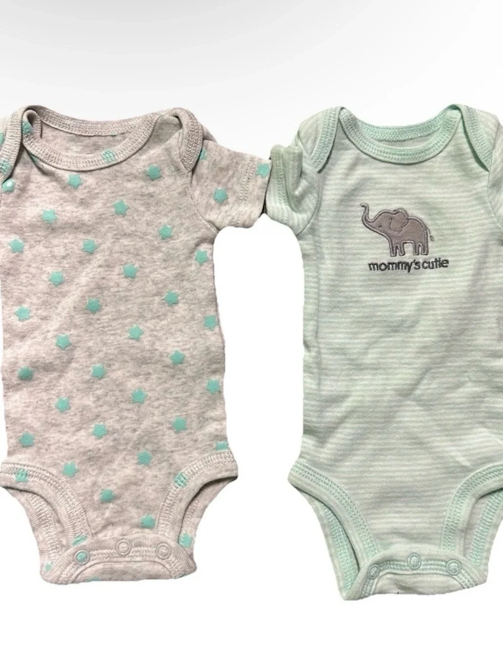 Baby Long Sleeve Short Sleeve Bodysuits Pants Animals Size Preemie